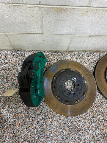 2019 DODGE CHALLENGER HELLCAT REDEYE OEM BREMBO BRAKE CALIPER SET WITH ROTORS