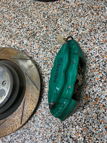 2019 DODGE CHALLENGER HELLCAT REDEYE OEM BREMBO BRAKE CALIPER SET WITH ROTORS