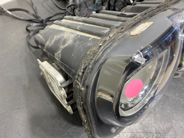2019 DODGE CHALLENGER HELLCAT REDEYE HEADLIGHTS PAIR DR PS LH RH MODIFIED RGB