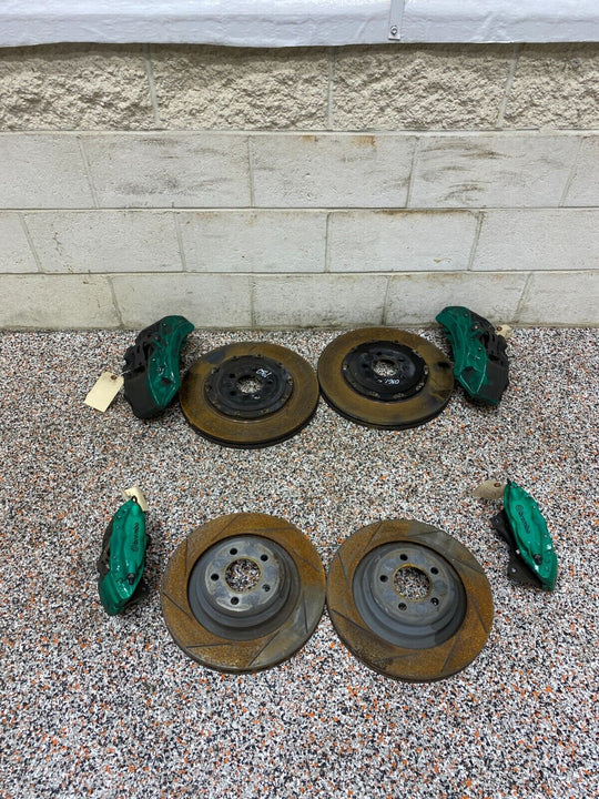 2019 DODGE CHALLENGER HELLCAT REDEYE OEM BREMBO BRAKE CALIPER SET WITH ROTORS